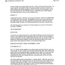 "The Vermont Flood of 1927"