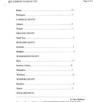 "The Vermont Flood of 1927"