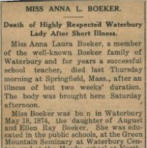 Anna L. Boeker Obituary