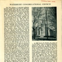 Waterbury Congregational Church