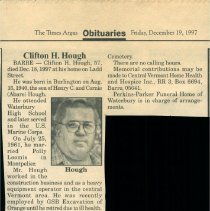 Hough, Clifton H. - Obituary