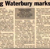 "Revitalizing Waterbury Marks 20 Years"