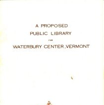 "A Proposed Public Library"