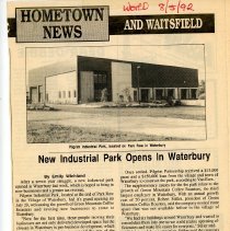 "New Industrial Park Opens In Waterbury"