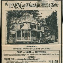 "The Inn At Thatcher Brooks Falls" - Menu