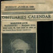 "Marjorie Luce" obituary