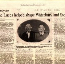 "Family Ties - The Luces helped shape Waterbury and Stowe"