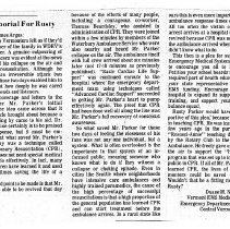 "Memorial For Rusty"