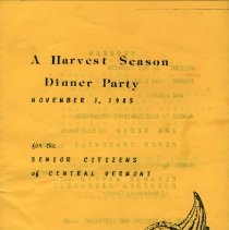 "Harvest Season Dinner Party"
