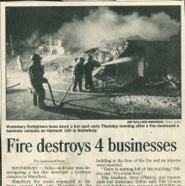 "Fire Destroys 4 Businesses"