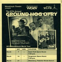 "Ground Hog Opry-2015 World Tour" Ticket