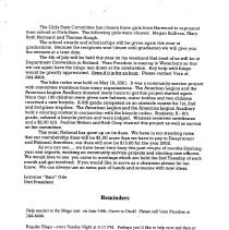 Harry N. Cutting American Legion #59 Newsletter