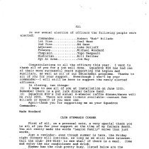 Harry N. Cutting American Legion #59 Newsletter