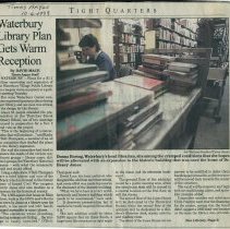 "Waterbury Library Plan Gets Warm Reception"