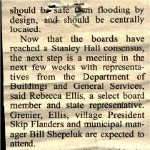 "Stanley Hall Top Choice For HQ"