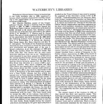 "Waterbury's Libraries"