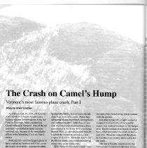 "The Crash On Camel's Hump - Part I"