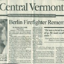 "Berlin Firefighter Remembered As Special"