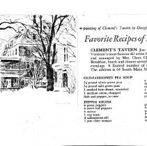 "Favorite Recipes of Famous Taverns"
