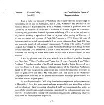 Candidate for House of Representative - Everett Coffey