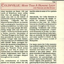 "Colbyville: More Than A Blinking Light"