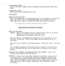 "An Order of Worship Used By A Congregational Church in Colonial America"