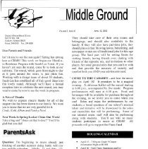 Crossett Brook Middle School - "Middle Ground" Newsletter