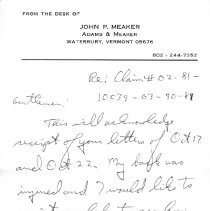 From Desk of John Meaker