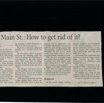"51 S. Main St.:  How To Get Rid Of It ?"