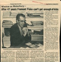 "After 47 Years Fremont Fiske Can't Get Enough of Kids"