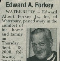Edward A. Forkey - Obituary