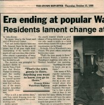 "Era ending at popular Waterbury Country Store"