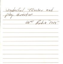 "Memories of Dorothy Gough"