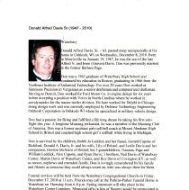 Donald Alfred Davis, Sr.