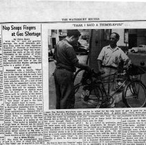 "Nap Snaps Fingers At Gas Shortage"