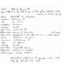 Edward/Buzzell research notes.