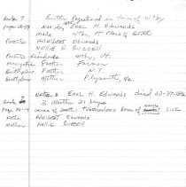 Edward/Buzzell research notes.