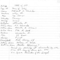 Edward/Buzzell research notes.