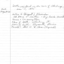 Edward/Buzzell research notes.