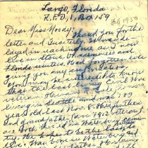 "Letter to Miss Moody from Arthur T. Leith"