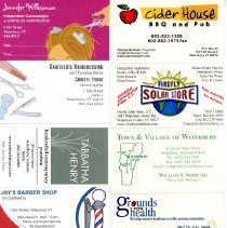 Waterbury Area Business Cards