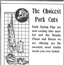"The Choicest Pork Cuts - George A. Demeritt"