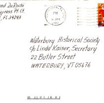 From Edmund DeRochi to Waterbury Historical Society