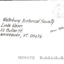 Letter to Linda Kaiser from Edmund DeRicho