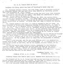 "Dr. E. J. Foster Died At Center"