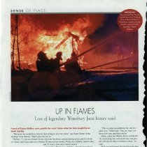 "Up In Flames - Loss of Legendary Waterbury Farm Leaves Void"