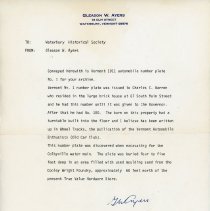 Number Plate Explanation from Gleason Ayers