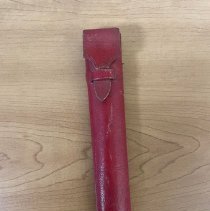 Silas Loomis's Leather Card Holder & Pen Holder