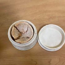 Silas Loomis woodcarved shaving kit