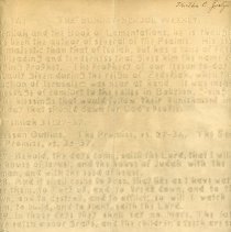 Raised Print Scripture Lesson